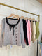 Ladies Knitted Cardigan With Adjustable Straps Camisole